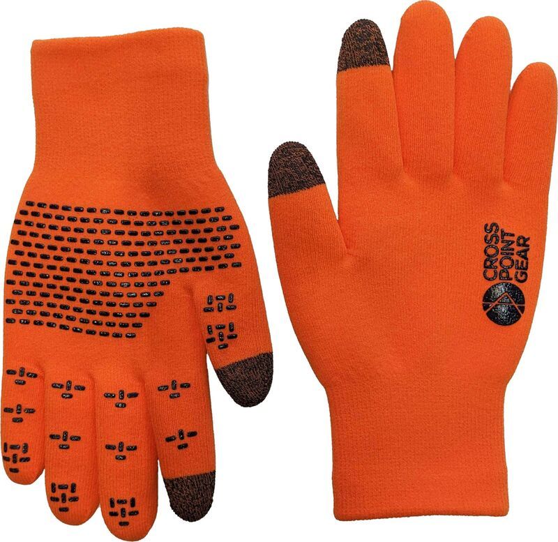 シャワーパス メンズ アクセサリー 手袋 ニット showers pass Cross Point Waterproof Knit Glovesafety Orange オレンジ