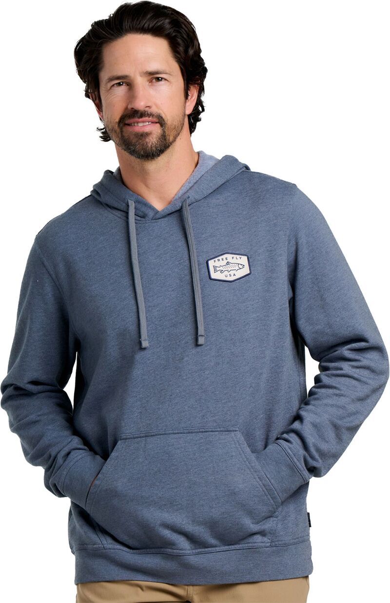フリー フライ メンズ アウター パーカー・スウェット フリース Free Fly Mens Freshwater Fleece Hoodie Heather Storm Cloud ヘザー 12,236円