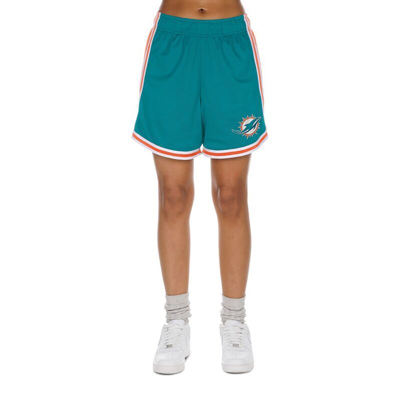 ニューエラ レディース ボトムス ハーフパンツ・ショーツ メッシュ ショートパンツ New Era Womens Miami Dolphins Turquoise Meshorts NoColor タ