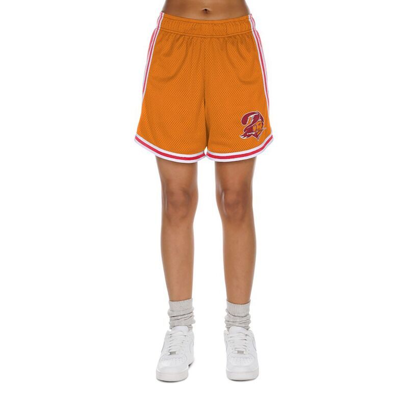 ニューエラ レディース ボトムス ハーフパンツ・ショーツ メッシュ ショートパンツ New Era Womens Tampa Bay Buccaneers Orange Meshorts NoColo