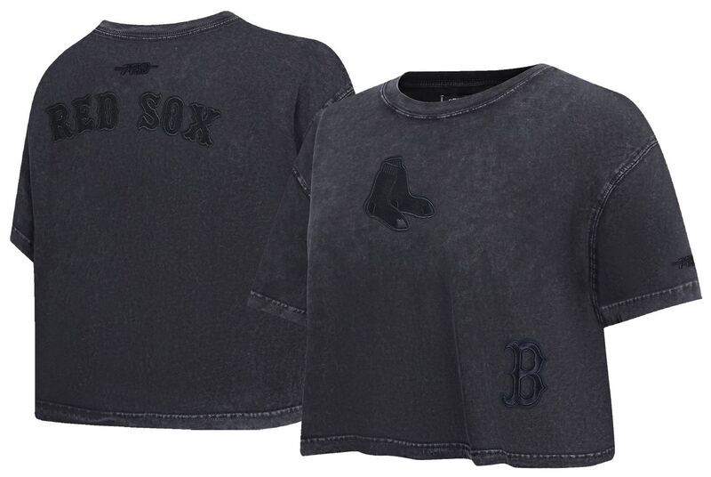 プロスタンダード レディース トップス Tシャツ Pro Standard Womens Boston Red Sox Black Washed Classic TShirt NoColor ブラック