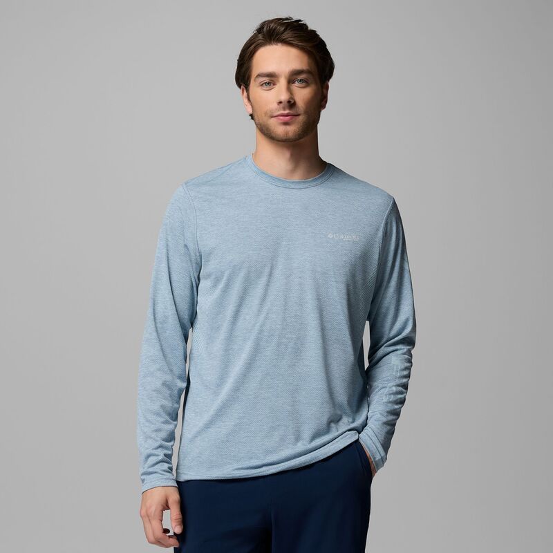 コロンビア メンズ トップス シャツ Columbia Mens Terminal Tech Long Sleeve Shirt Dockside Blue ブルー