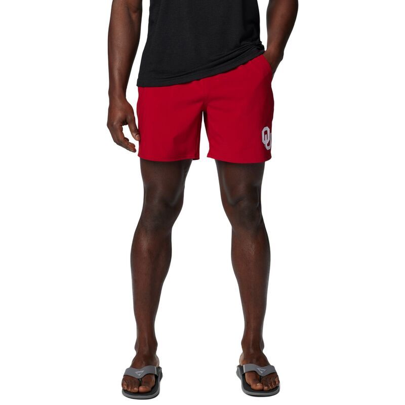 コロンビア メンズ ボトムス ハーフパンツ・ショーツ ショートパンツ Columbia Mens Oklahoma Sooners Red Terminal Roamer Shorts NoColor