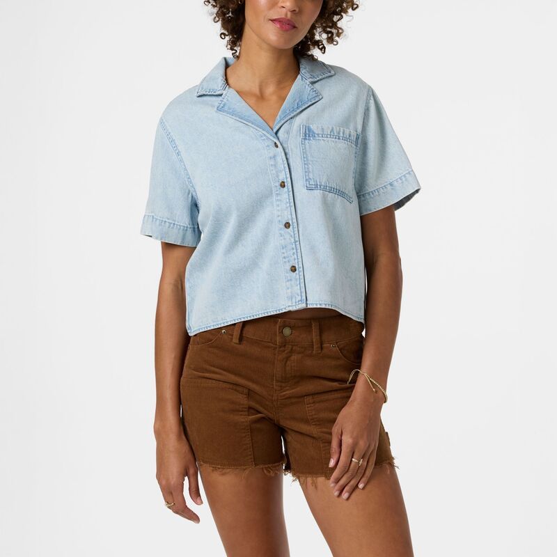 オニール レディース トップス シャツ デニム ONeill Womens ORiginals Channing Denim Shirt Indigo インディゴ