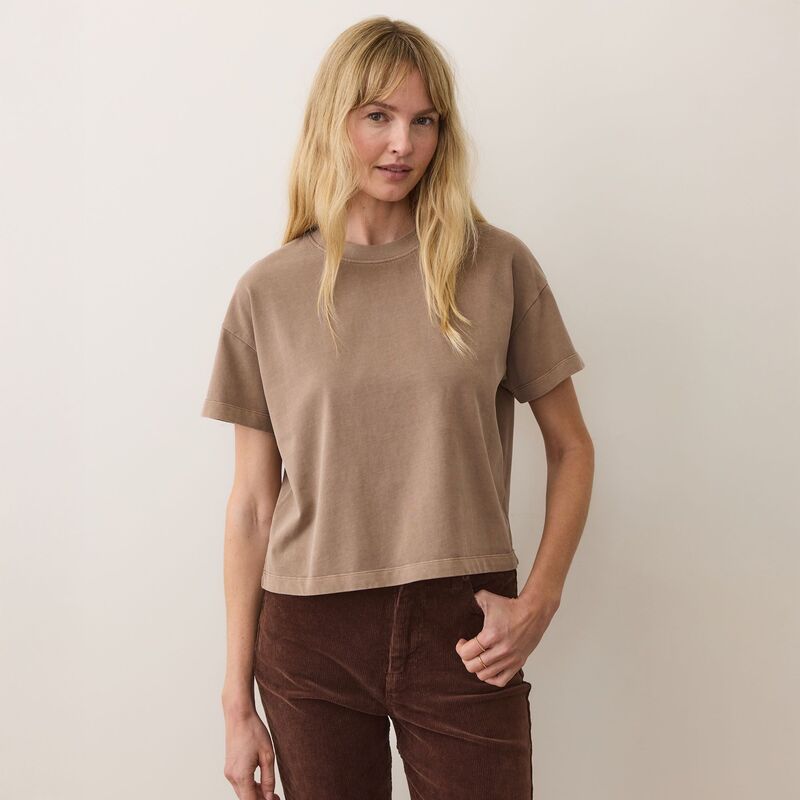 マリーン レイヤー レディース トップス Tシャツ ジャージー Marine Layer Womens Cloud 9 Jersey Crew TShirt Woodsmoke