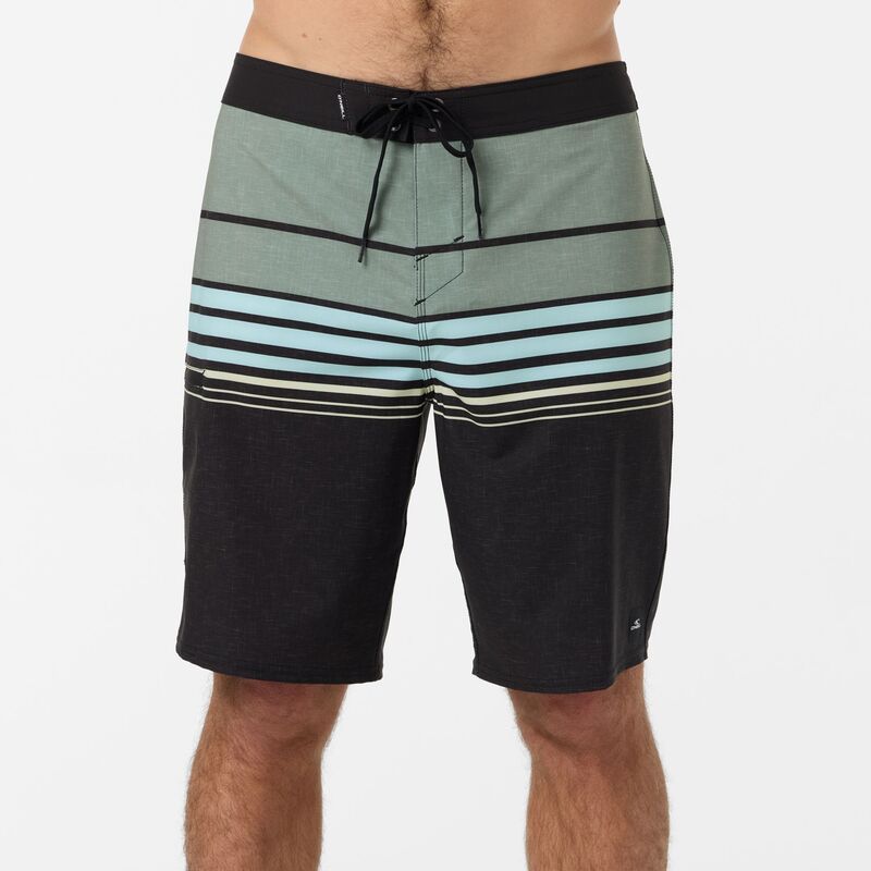 オニール メンズ ボトムス ハーフパンツ・ショーツ ショートパンツ ONeill Mens Hyperfreak Heat Stripe 20 Board Shorts Black ブラック