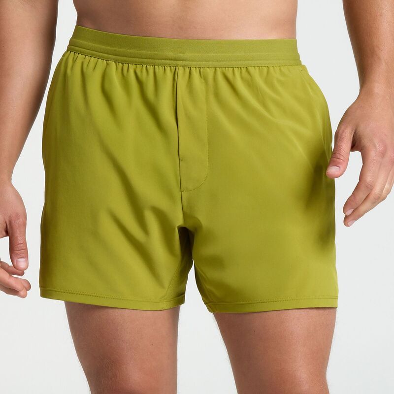 ヴァースト メンズ ボトムス ハーフパンツ・ショーツ VRST Mens 5 Accelerate Running Brief Short Lime Burst ライム