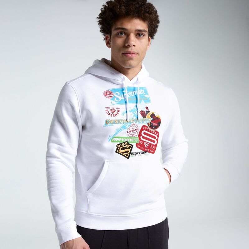 DSG メンズ アウター パーカー・スウェット フリース DC x DSG Mens Classic Fleece Hoodie Super Patchwork DC