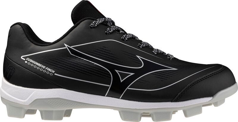 ミズノ レディース シューズ スニーカー Mizuno Womens Cushionrevo Finch TPU Softball Cleats BlackWhite ホワイト
