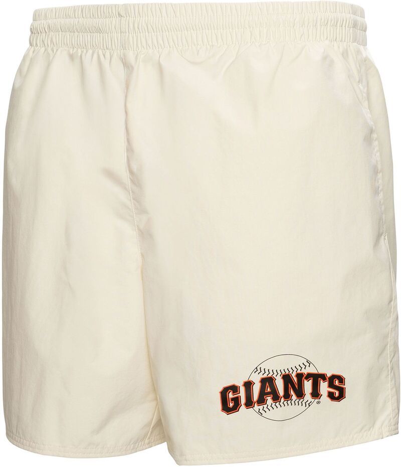 ミッチェルネス メンズ ボトムス ハーフパンツ・ショーツ ショートパンツ Mitchell Ness Mensan Francisco Giants Cream 7 Heritage Woven Sh