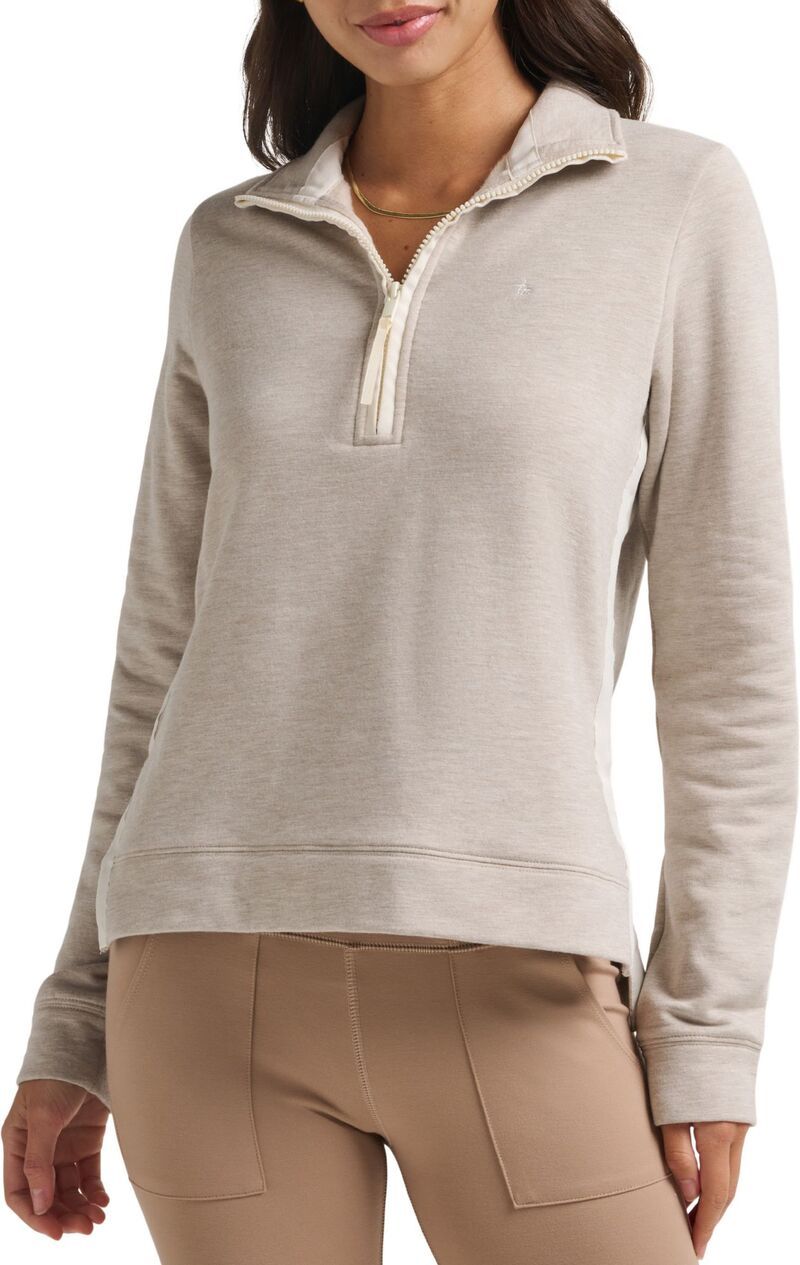 トラビスマヒュー レディース アウター ジャケット・ブルゾン TravisMathewomens Delaney 14 Zip Golf Jacket Heather Atmosphere ヘザー