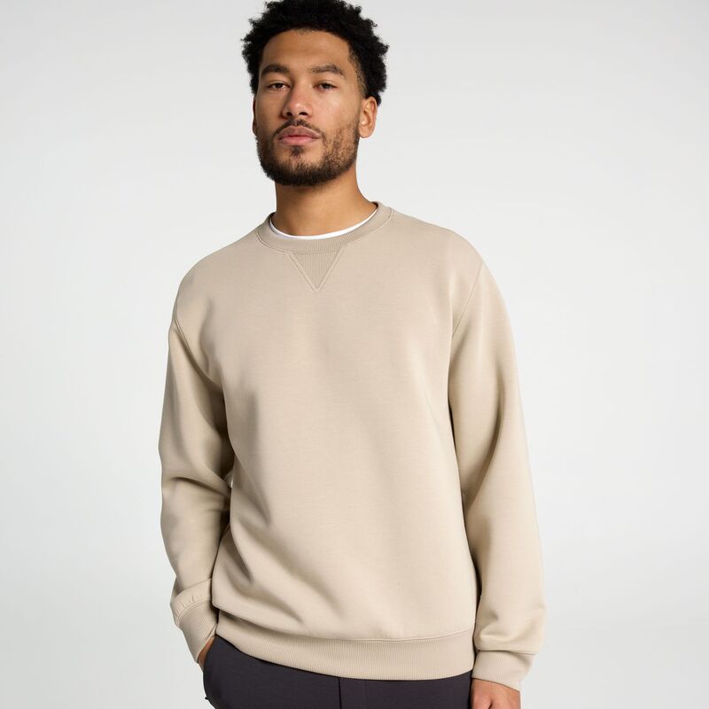 ヴァースト メンズ アウター パーカー・スウェット クルーネック シャツ VRST Mens Pinnacle Crewneck Sweatshirt Light Greige 19,595円