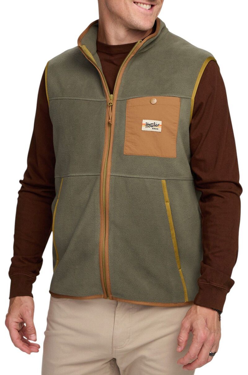 ハウラーブラザーズ メンズ アウター パーカー・スウェット ベスト フリース Howler Brothers Mens Free Range Fleece Vest Oregano