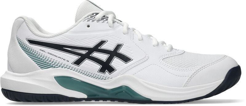 アシックス メンズ シューズ スニーカー ASICS Mens GELDEDICATE 9 Tennishoes WhiteMidnight ホワイト