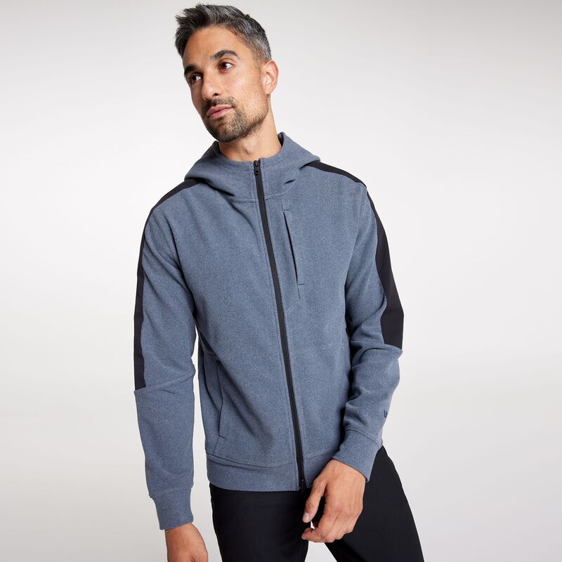 ヴァースト メンズ アウター パーカー・スウェット フリース VRST Mens Pinnacle Polar Fleece Full Zip Hoodie Darker Ardosia Slate
