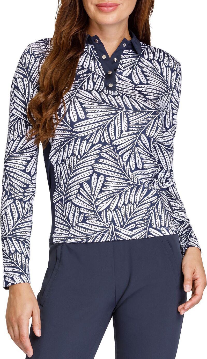 テイル レディース トップス シャツ Tail Womens Farrah Long Sleeve Golf Top Victory Wreath