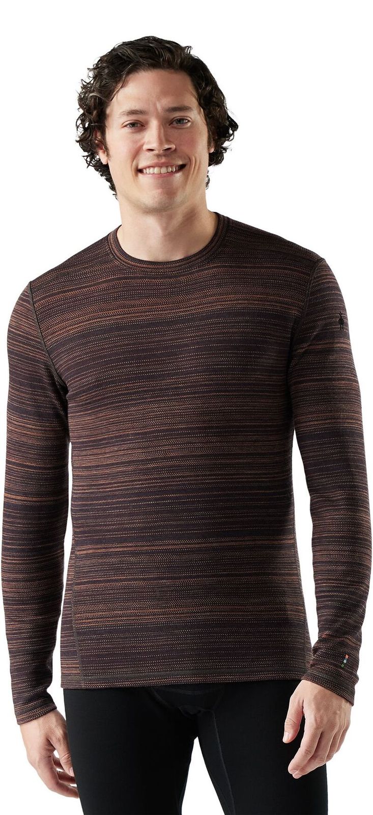スマートウール メンズ トップス シャツ Smartwool Mens Classic Thermal Merino Base Layer Crew Top Mink Color Shift ミンク