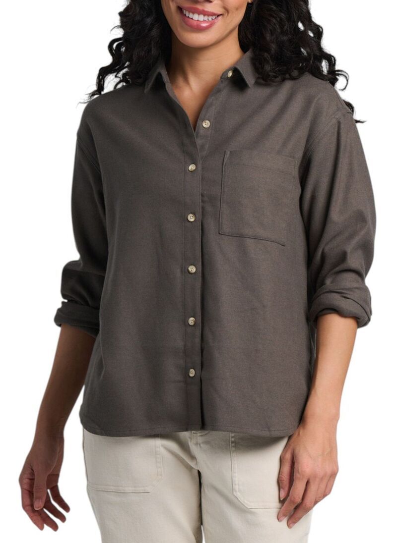 フリー フライ レディース トップス シャツ ウール Free Fly Womenseawool Flannel Shirt Dark Forest フォレスト