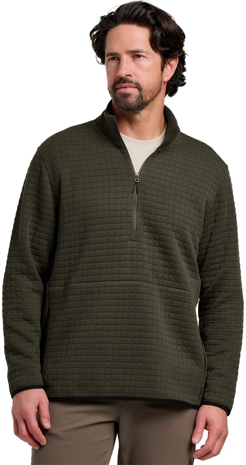 フリー フライ メンズ アウター パーカー・スウェット ハーフジップ ダウン Free Fly Mens Downvalley Quarter Zip Dark Forest フォレスト