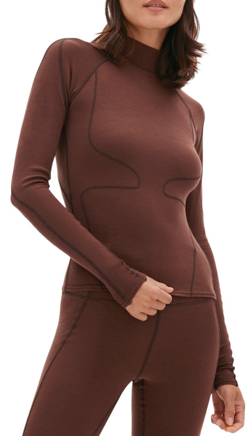 ハーフデイズ レディース トップス シャツ Halfdays Womens Fay Merino Baselayer Top Spiked Cocoa ココア