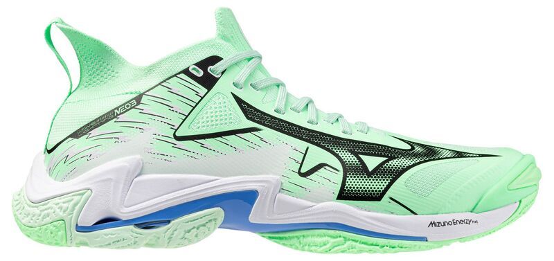 ミズノ レディース シューズ スニーカー Mizuno Wave Lightning Neo 3 Volleyball Shoes MintWhite ホワイト