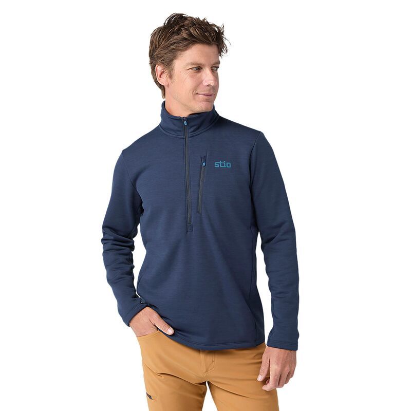 スティオ メンズ アウター パーカー・スウェット ハーフジップ Stio Mens Glide Power Stretchalf Zip Mountain Shadow Heather ヘザー