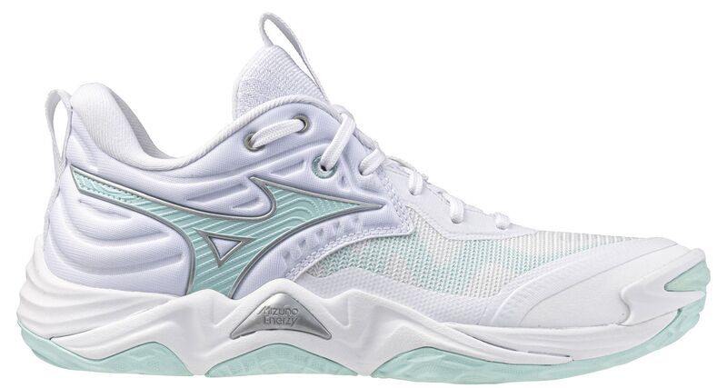 ミズノ レディース シューズ スニーカー Mizuno Womens Wave Momentum Elite Volleyball Shoes WhiteLight Blue ホワイト 33,020円