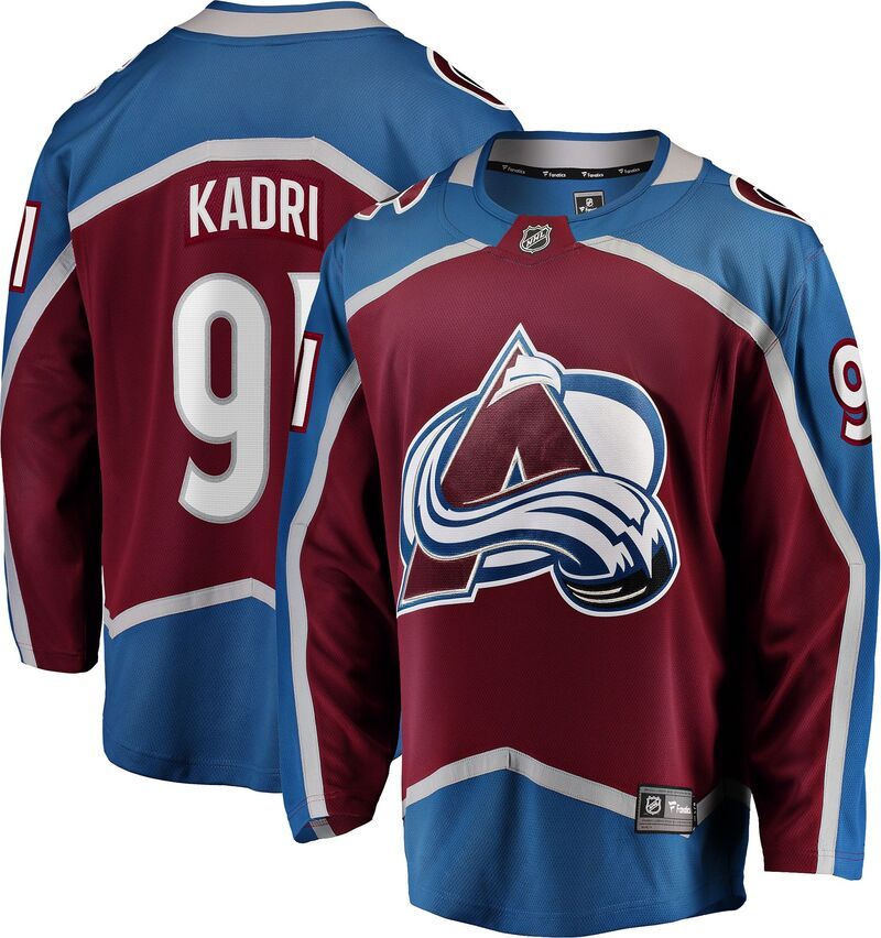 ファナティクス メンズ トップス シャツ ジャージー Fanatics NHL Mens Colorado Avalanche Maroonazem Kadri 91 Home Breakaway J