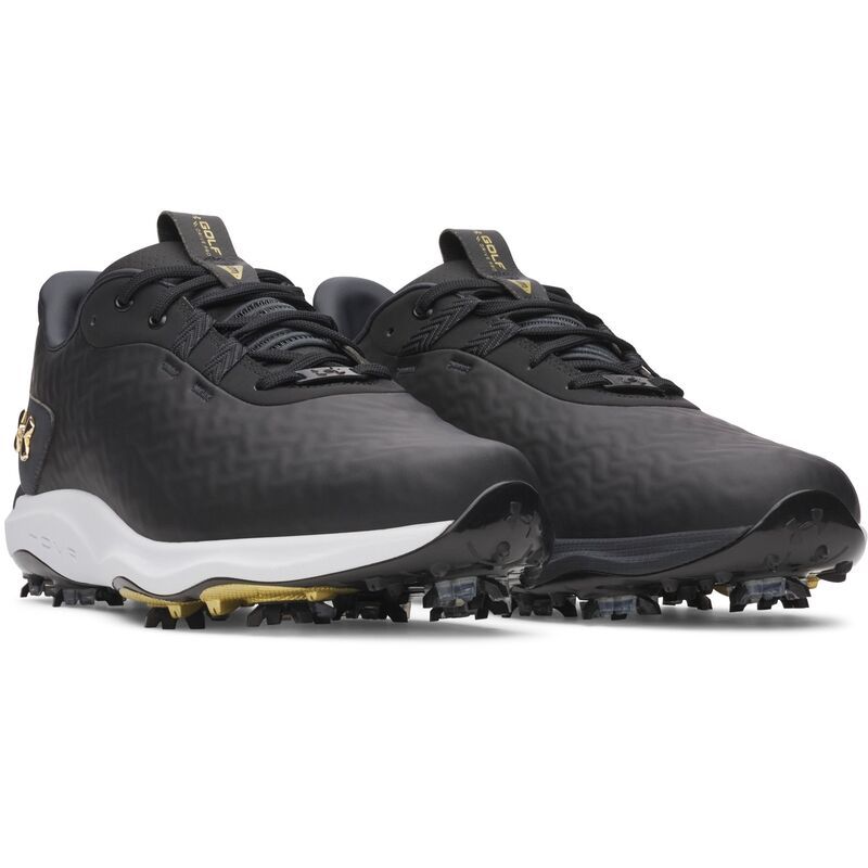 アンダーアーマー メンズ シューズ スニーカー Under Armour Mens Drive Pro Clone Golf Shoes WhiteMetallic Gun Metal ホワイト