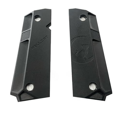 ハッチ (HATCH) Carbon8 M45&HC4.3対応 刻印入リ グリップパネル ニャンコ刻印BK CBP-A009-01BKpms