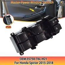 35750-T6L-H21 サイド電動パワーウィンドウコントロールスイッチボタン ドアロックリフト ホンダ スピリア 2015-2018 アコード MK9