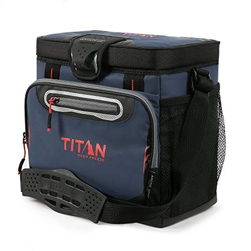 Titan クーラーバッグ 8L 16缶 小型 クーラーボックス ジッパーレス 保冷バッグ ソフトクーラー 軽量 キャンプ 釣り アウトドア 運動会 部活 Deep Freezeas 4fc87fdc