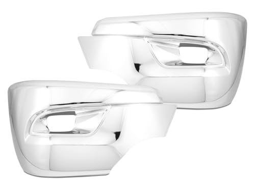 三菱ふそう 20キャンター ワイド用 メッキ サイドバンパー バンパーコーナー 左右セット 互換品as 3dfac2ac