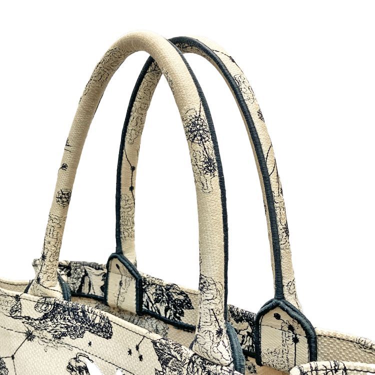 【未使用級】DIOR ブックトート ミディアム ゾディアック Christian Dior ディオール ゾディアック エンブロイダリー Book Tote