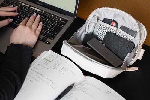 伸縮自在なガジェットポーチ「HALFDAY POUCH 」 (ホワイト)送料無料 7f91ebe3
