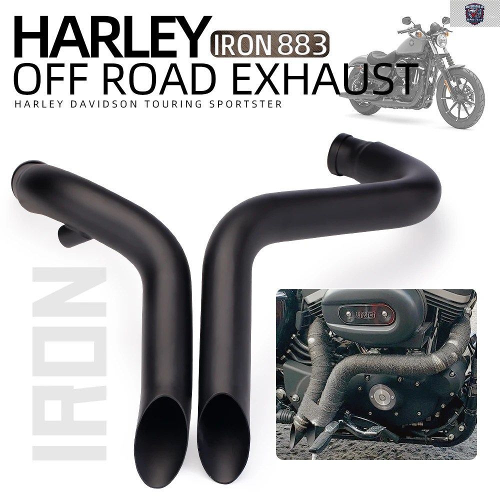オートバイ用エキゾースト ESCAPE SPORTSTER オートバイ用エキゾースト XL883 エルボー バイク ソフテイル スポーツスター 883 1200