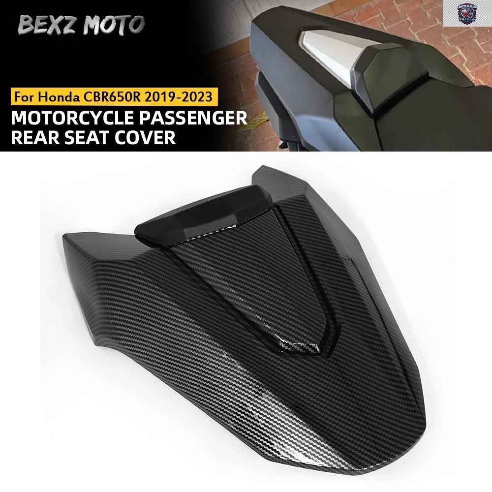 オートバイ用リアシートカバー、リアテールカバー、フェアリングカウル（ラバーパッド付き）ホンダ CBR650R CB650R 2019-2023