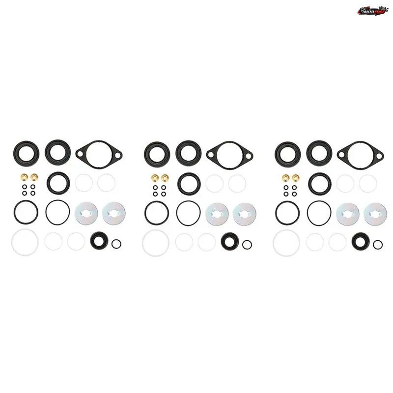 トヨタ ハイエース 05-14 KDH/TRH/LH 用コンパクト 3X パワーステアリングアセンブリ ラックギア ガスケットキット 04445-26140