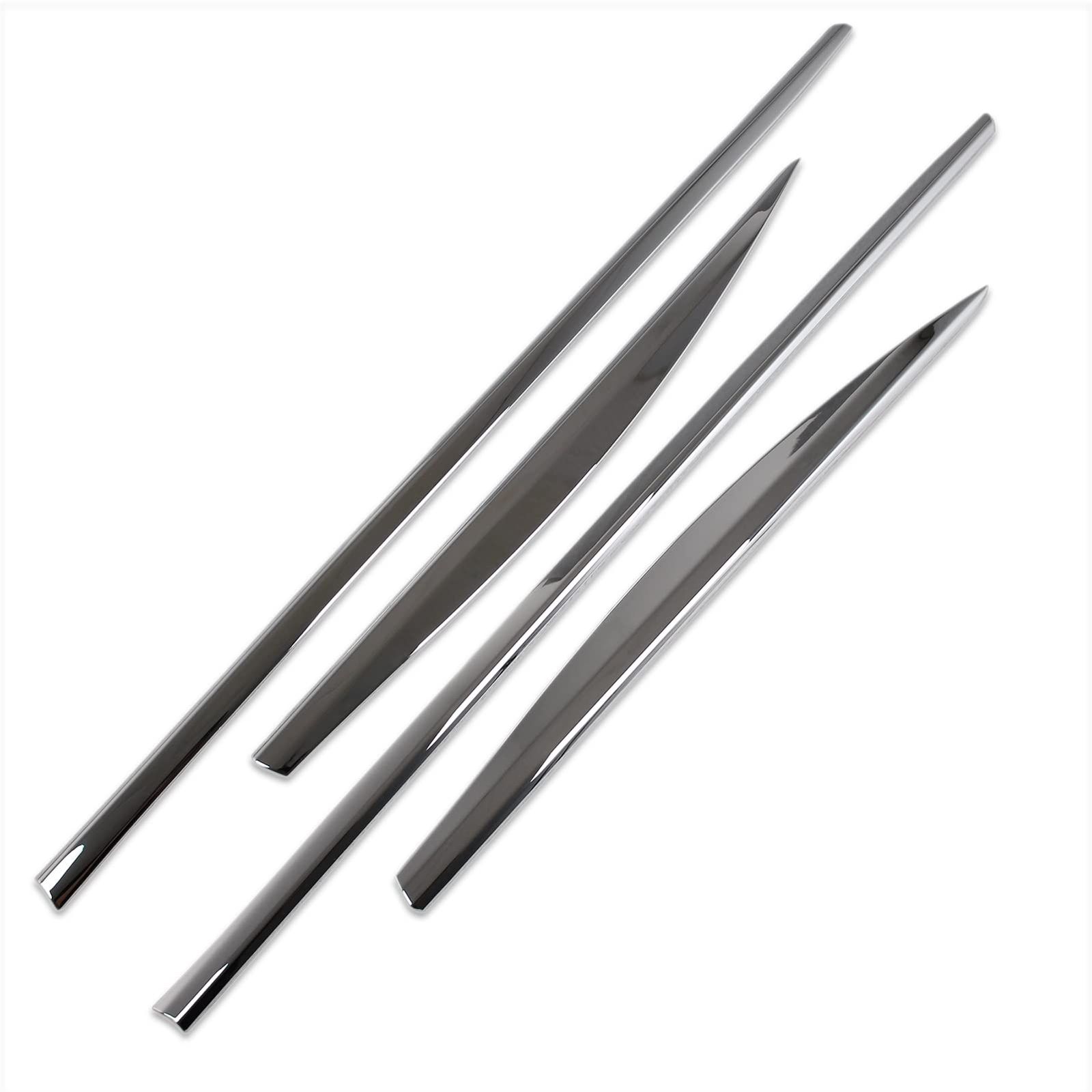 新品 RUIQ レクサス新型 NX250/NX350/NX350h/NX450h+ 20系 専用 外装 クロームメッキ サイド ドア アンダー モール LEXUS NX 専用設計