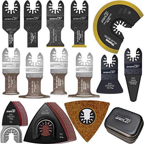 ★新品★【ONEFLAT TOOLS】プロ用 マルチツール 替刃 ブレード ソフトケース セット マキタ 日立 ボッシュ対応品 for Professional (品質が違います)