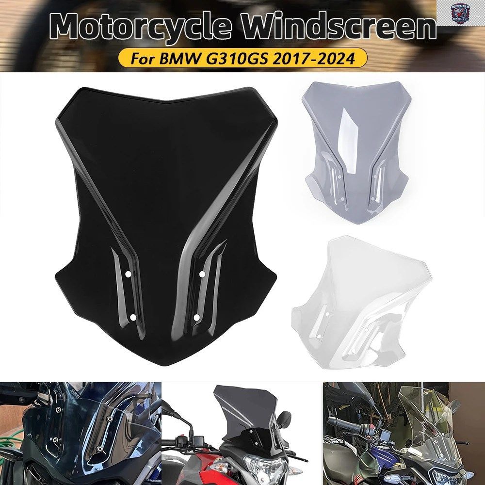 BMW G310GS 2017-2024 ウインドスクリーン ウインドシールド バイザー ダブルバブルスクリーン デフレクター オートバイアクセサリー