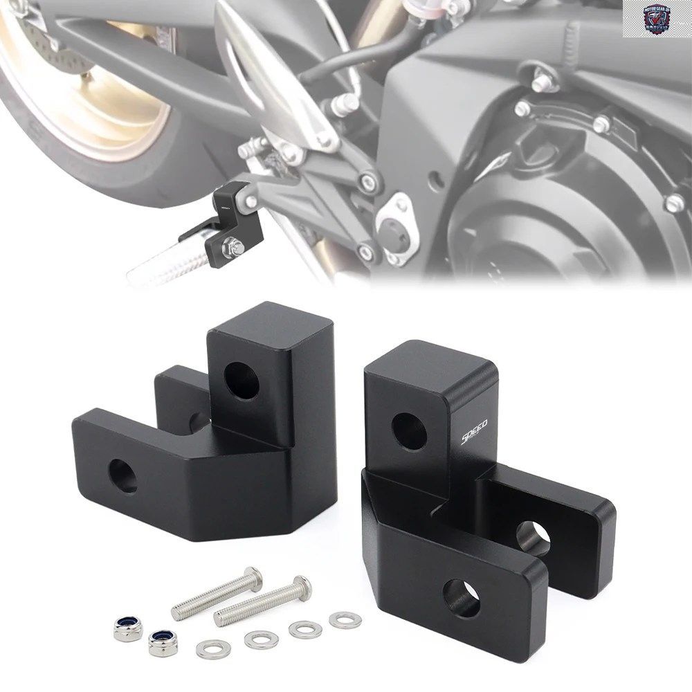 オートバイライダー用フットペグ/フットレストローダウンマウント DAYTONA 675/R SPEED TRIPLE 675/R/S STREET CUP THRUXTON 1200 R /RS TR