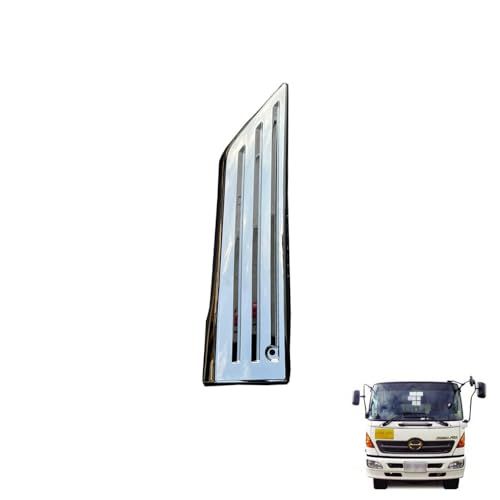 日野 4t レンジャープロ 標準/ワイド共用 エアインテークカバー 運転席側 メッキパーツ (H14.1～H29.4)ts a3c2c4fc
