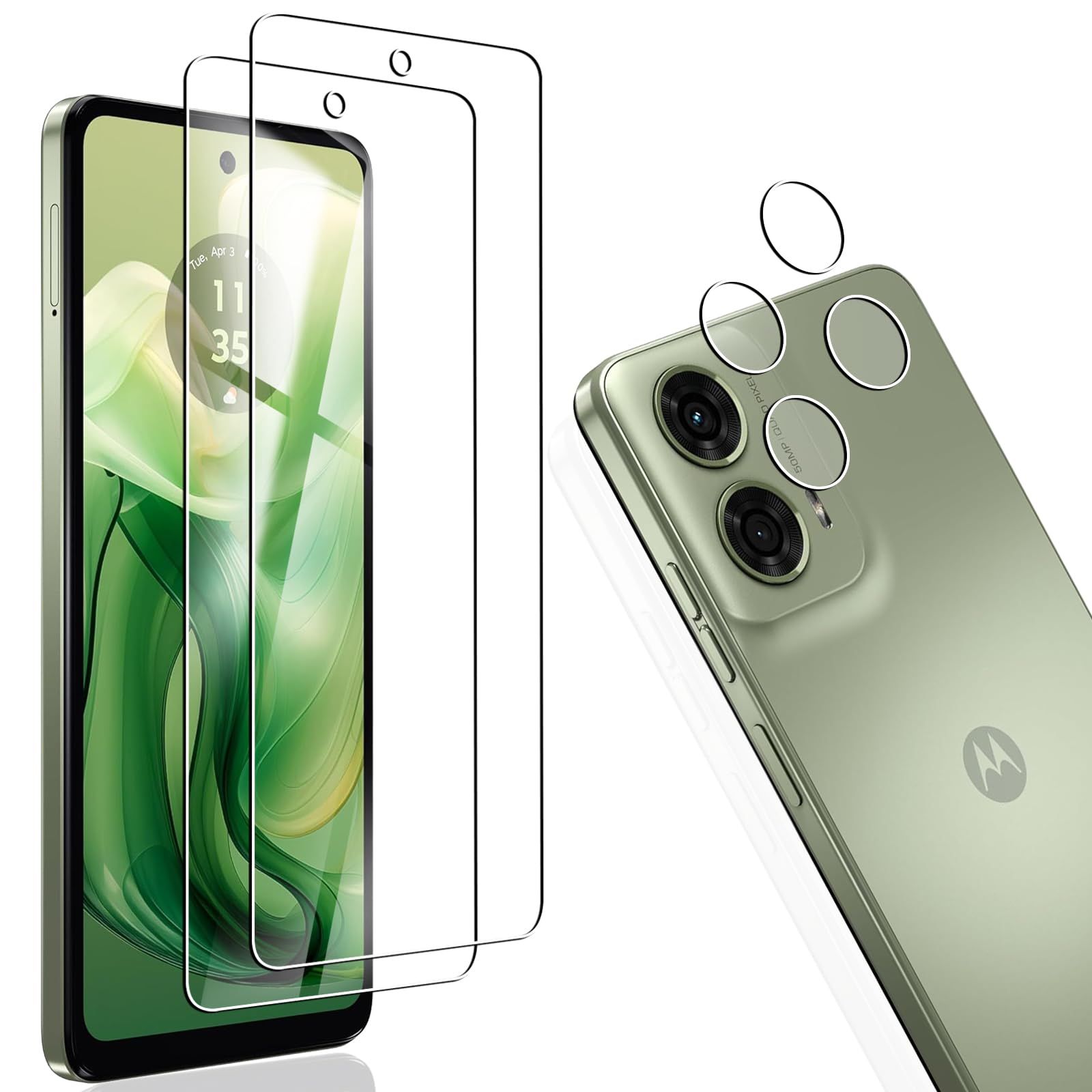 新品 対応 Moto G24 ガラスフィルム 2枚 + 2枚 対応 Motorola Moto G24