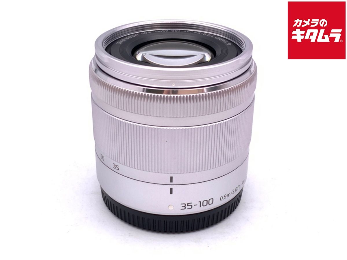 【中古】 【美品】 パナソニック LUMIX G VARIO 35-100mm F4.0-5.6 ASPH. MEGA O.I.S. [H-FS35100] シルバー