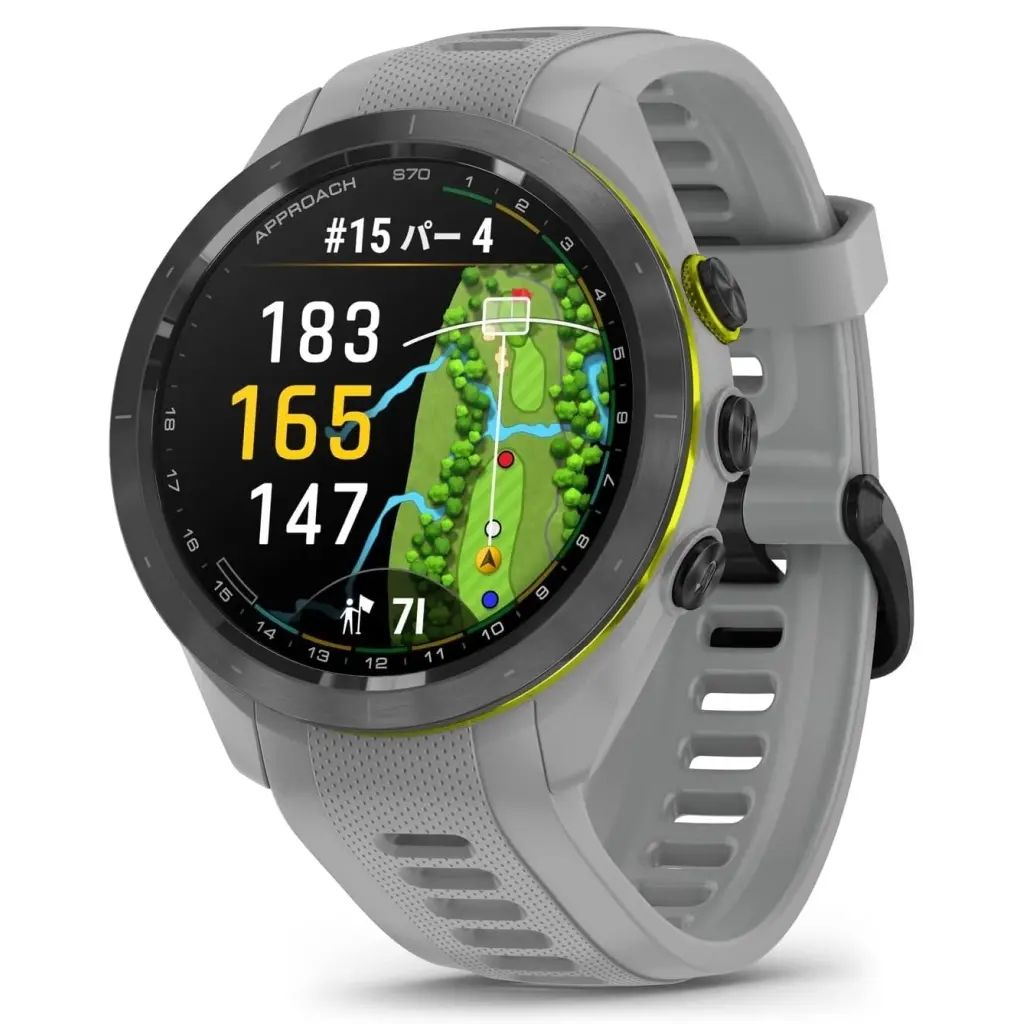 【新品】ゴルフナビ ゴルフGPSウォッチ GARMIN Approach S70 42mm (グレー) [010-02746-21]