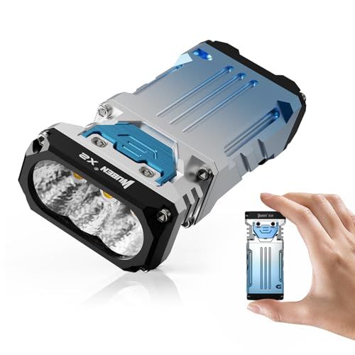 WUBEN(ウーベン) X2 強力 1800ルーメン 充電式懐中電灯 USB-C充電式 小型懐中電灯 6段階調光モード IP68防水 LED電灯 ハイキング/アウトドア/防災/登山/夜釣り/地震/災害/停電緊急/非常照明用ポータブルタクティカルライトe