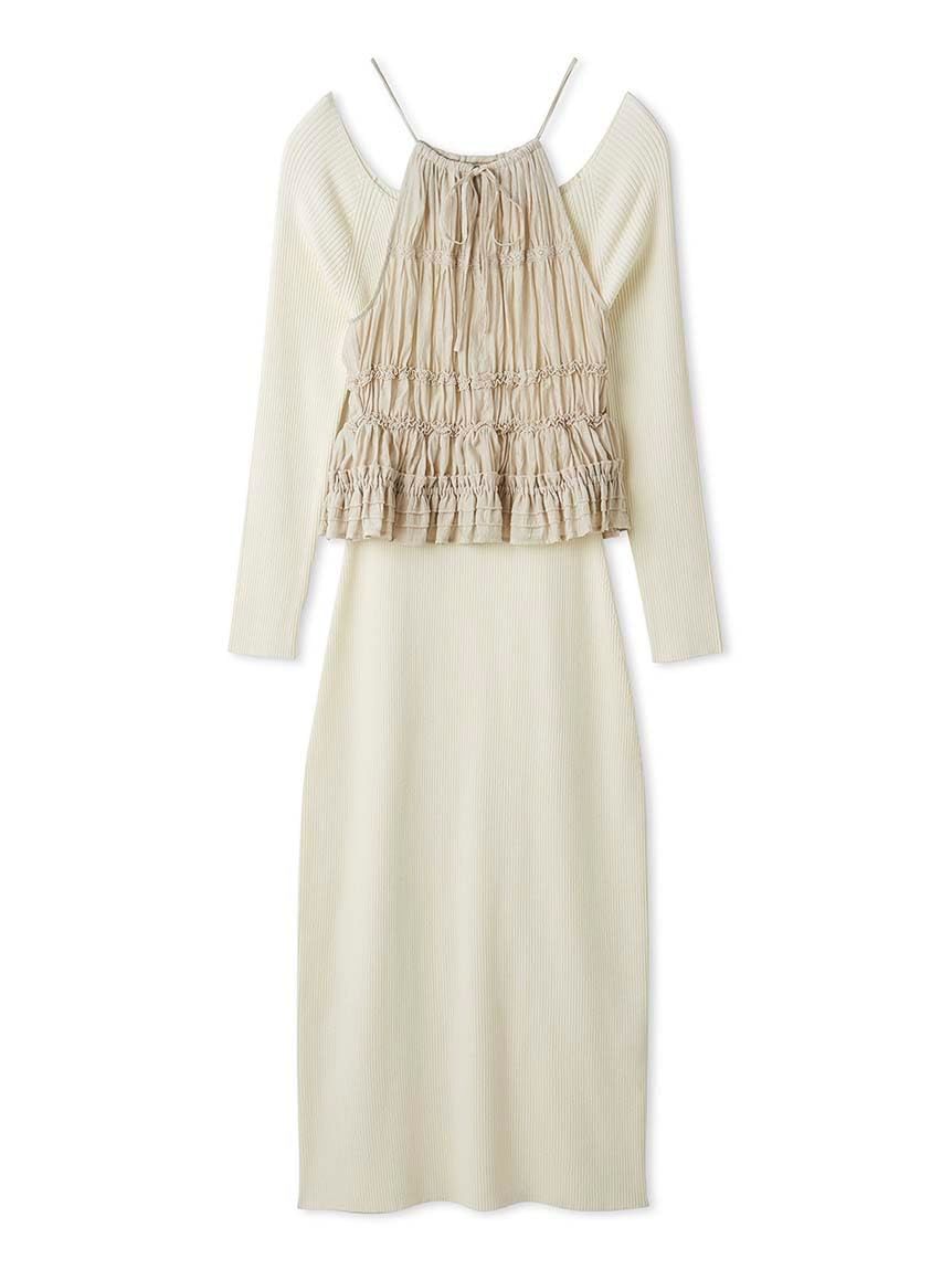 新品 [スナイデル] アメスリ×オフショルニットセット SWNO251061 レディース IVR Free Size