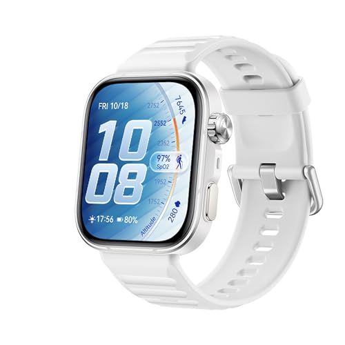 ★新品★HUAWEI WATCH FIT 5 Pro スマートウォッチ 薄型軽量 ゴルフ機能 1.92インチ大画面 3000nits高輝度 ワークアウト サファイアガラス GPS内蔵 転倒検知 心電図 健康管理 10日間ロングバッテリー フリーダイビング iO
