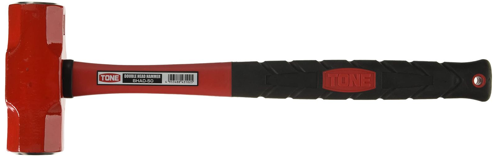 【新品】トネ(TONE) 両口ハンマー BHAD-50 レッド/ブラック 5lb f5fcf09c